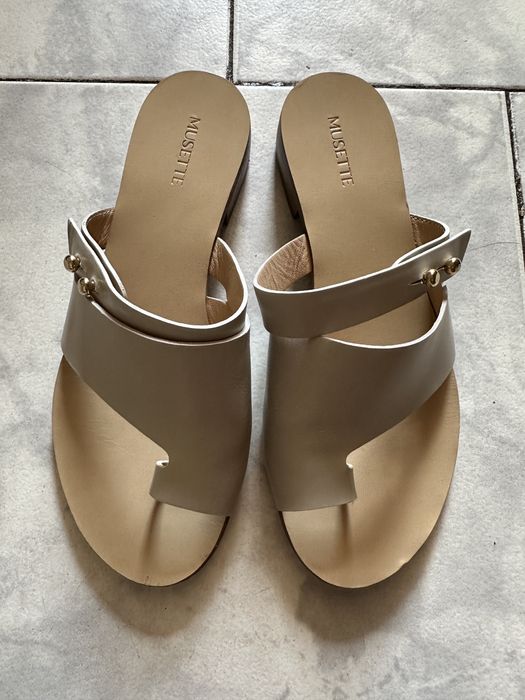 Slapi  piele Musette 36
