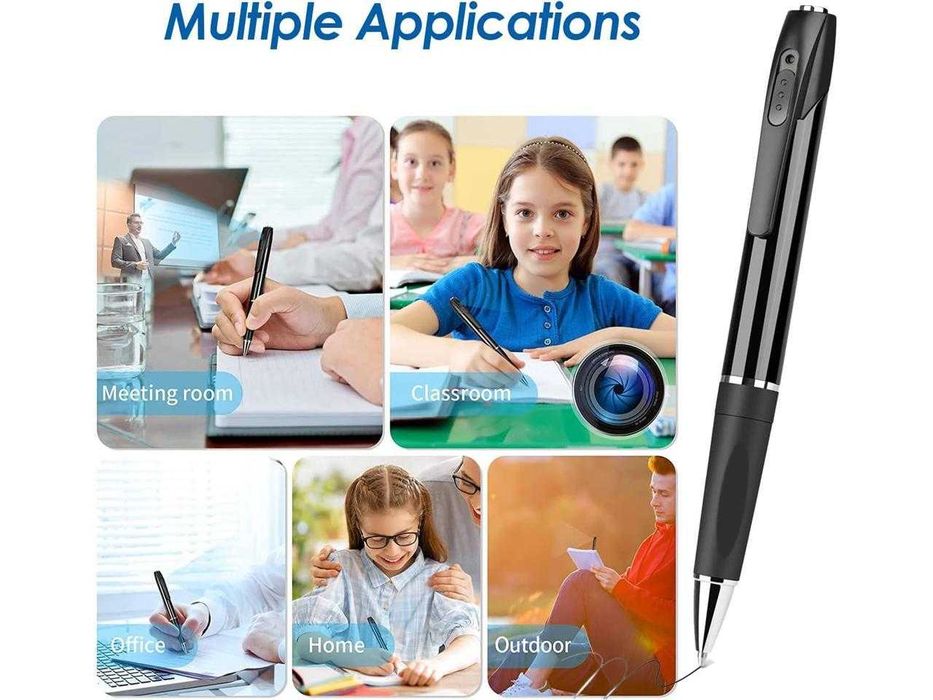 Писалка шпионска камера + 32G TF карта памет