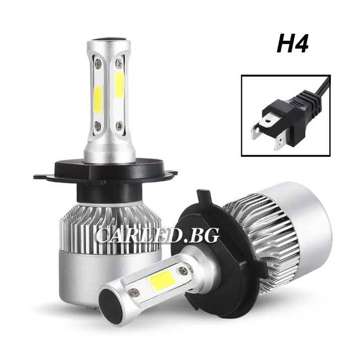 Led Крушки H7 H1 H4 H11 H16 H3 H8 H9 HB3 HB4 Лед 72W