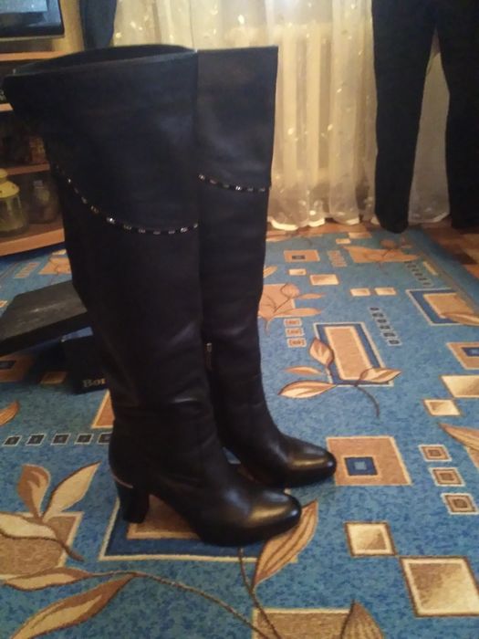 Зимние сапоги европейка