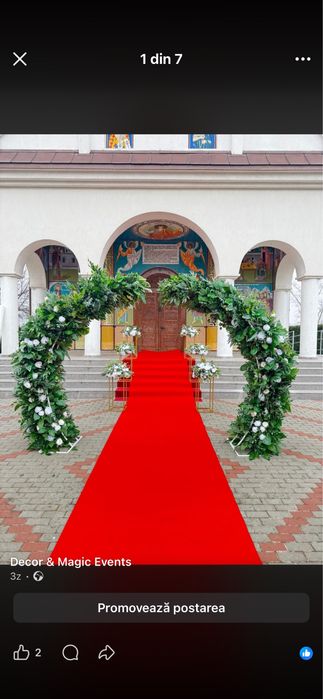 Corturi evenimente Targoviste, aranjamente florale, manechin