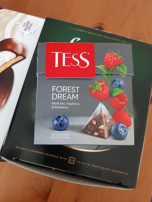 продам чай Greenfield Earl Grey, Tess и печенье