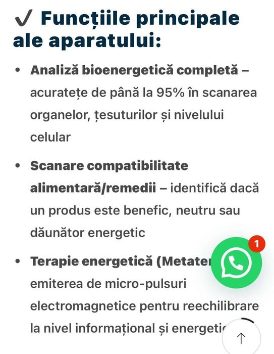 Aparat Biorezonanta Metatron Hunter 4025 NLS