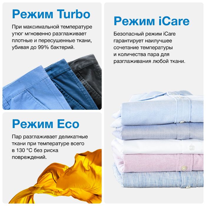 Правой утюг Парогенератор Braun CareStyle 5 IS5249BK
Парогенератор BRA