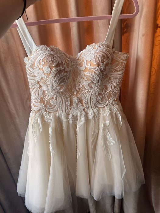 Rochie cununie scurtă