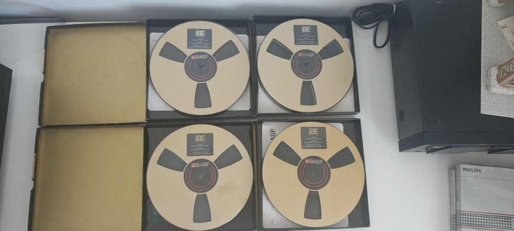 Philips / Basf / Role / Benzi / Magnetofon / 18 cm