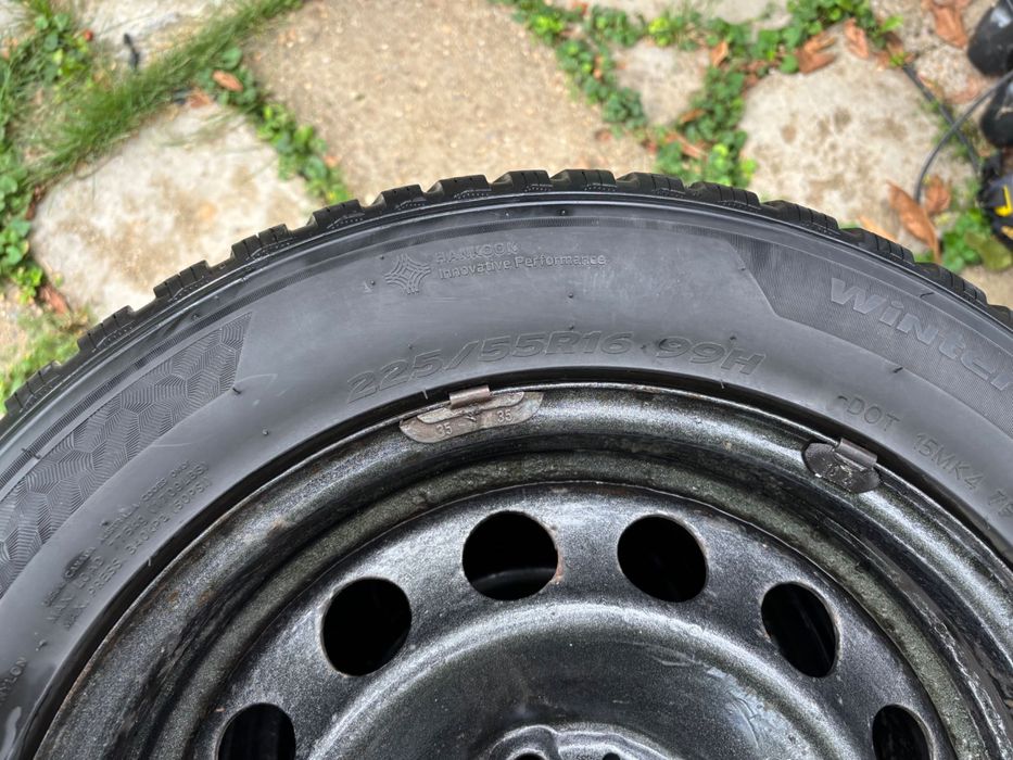 4бр зимни гуми Hankook 225 55 16 dot2322