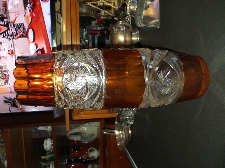 Vaza cristal de plumb de peste 100 ani