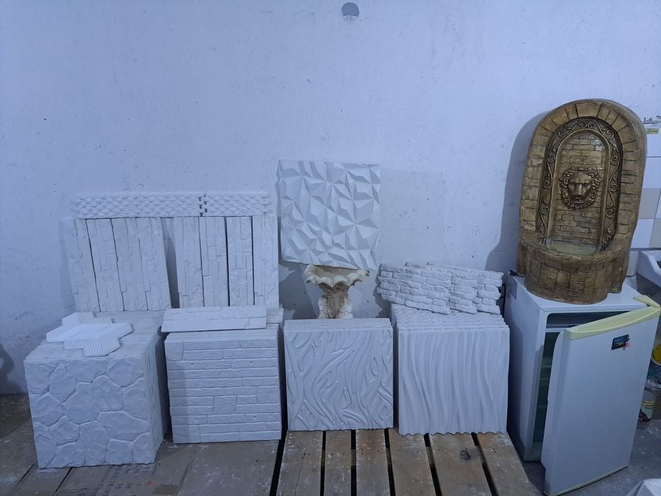 Продавам разработен бизнес за Циментови и Гипсови Пана,камъни!