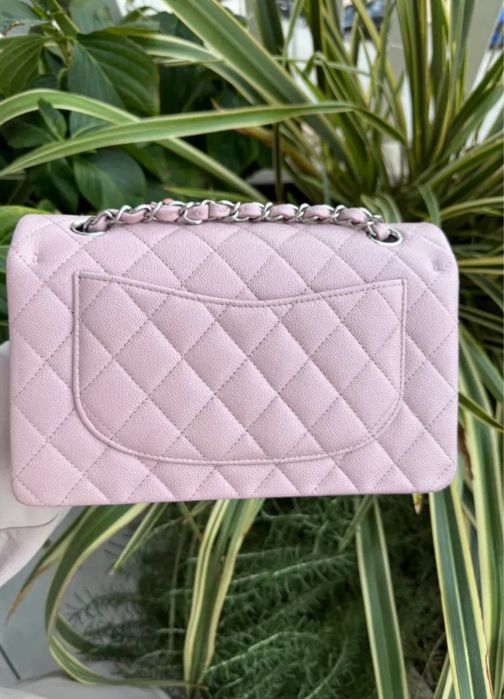 Geanta Chanel din piele Roz Timeless / Poseta