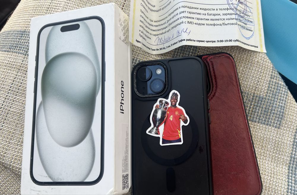 iPhone 15 , 128gb 100% фулл комплект