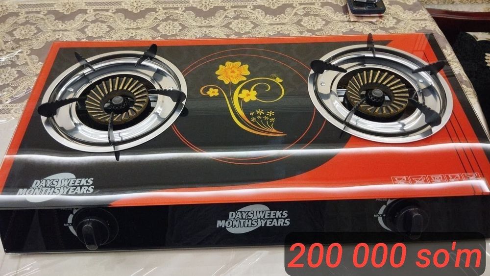 Двойной Газовые плиты STAR MAX Ikkitalik gaz plitasi yuzasi temirli mu