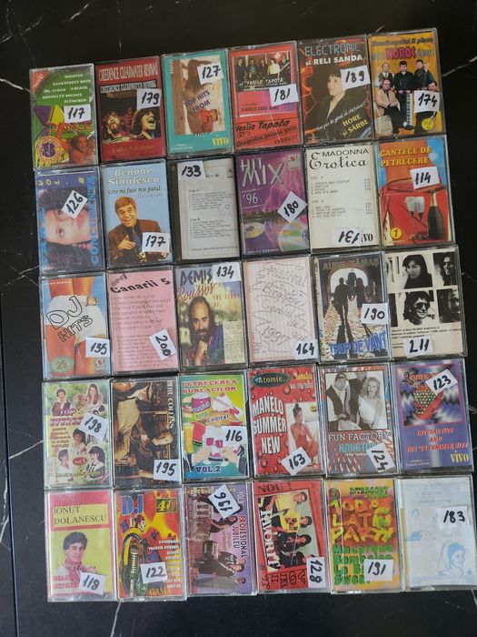 Casete audio ani 1990-2000