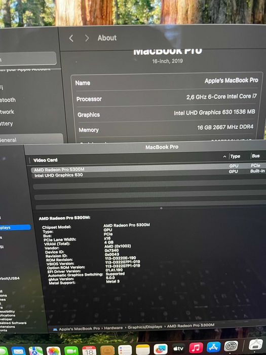 16" Core i7 MacBook Pro A2141 (2019) Space Gray-i7/16GB RAM/512GB SSD