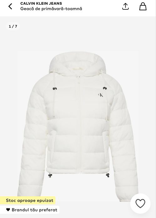 Geacǎ pentru damǎ Calvin Klein Jeans - XS