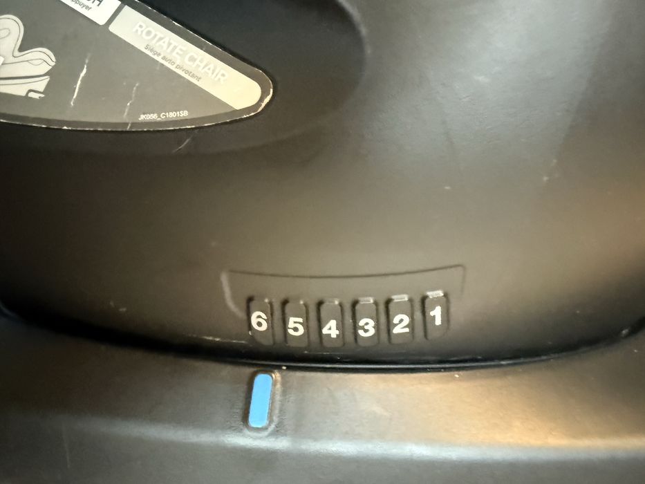 Scaun autor Joie I-Spin cu spatele la mers!