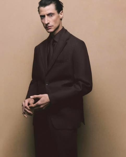 Costum negru Zara Man