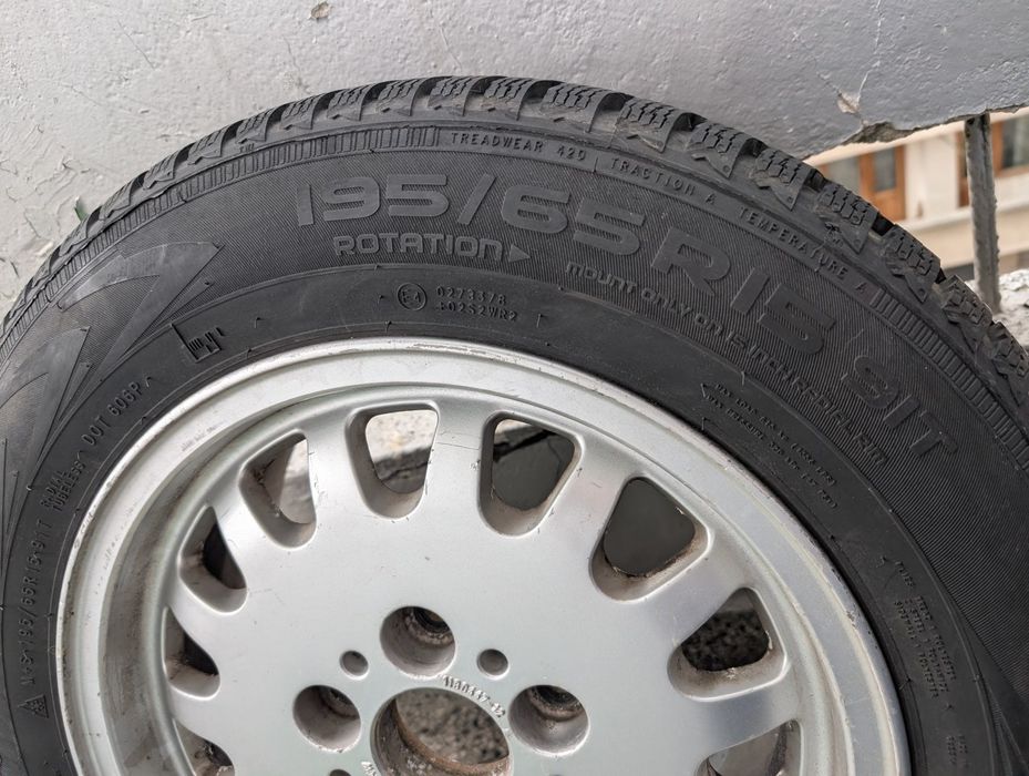 Зимни гуми Нокиан с Джанти 15 7j,5x 120 бмв,bmw