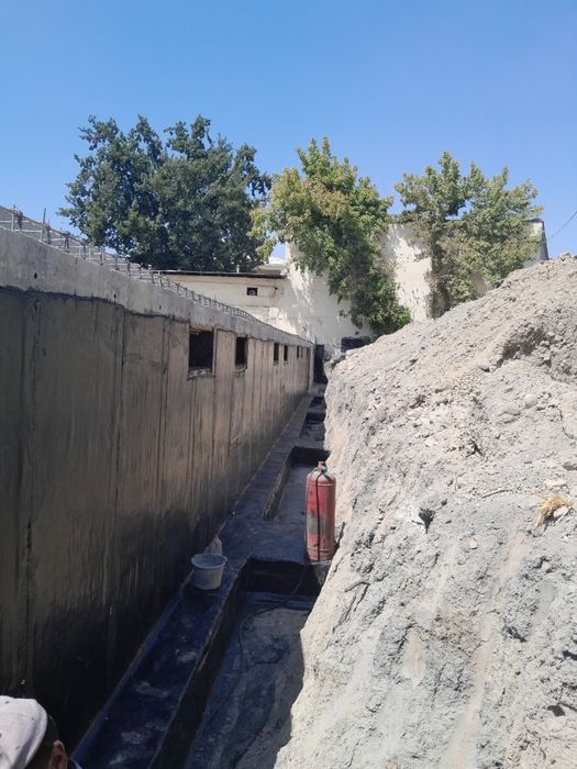 Гидроизалятся мягкая кровля и фундамента Gidroizalyatsiya xizmati