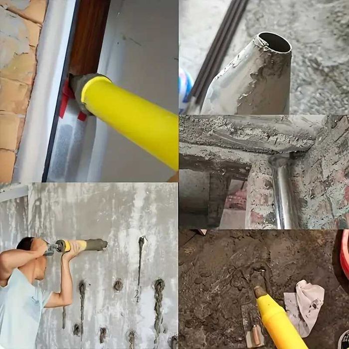 Шприц за фугиране на камъни, Черен