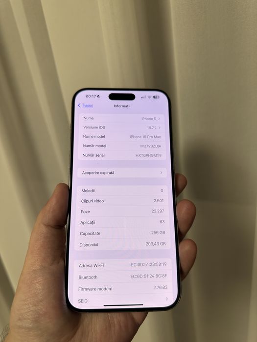 iPhone 15 Pro Max 256GB Natural Titanium