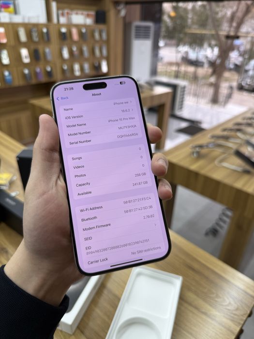 Iphone 15 Pro Max 256/91% naxt nasiya obmen bor