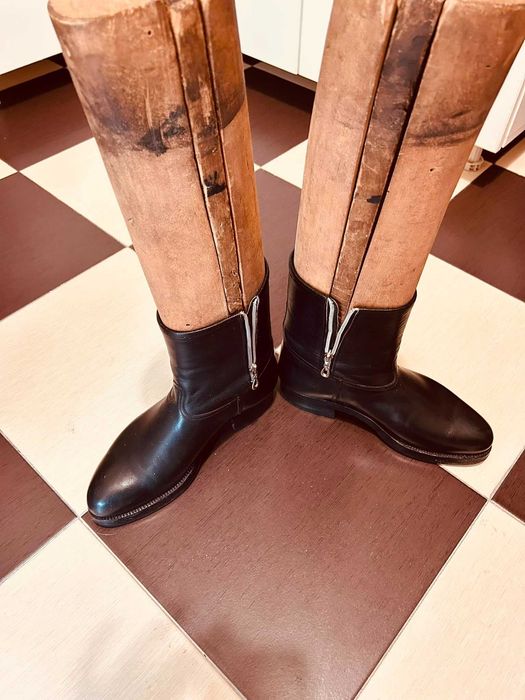 vand cizme militare + shanuri lemn vintage . impreuna sau separat !