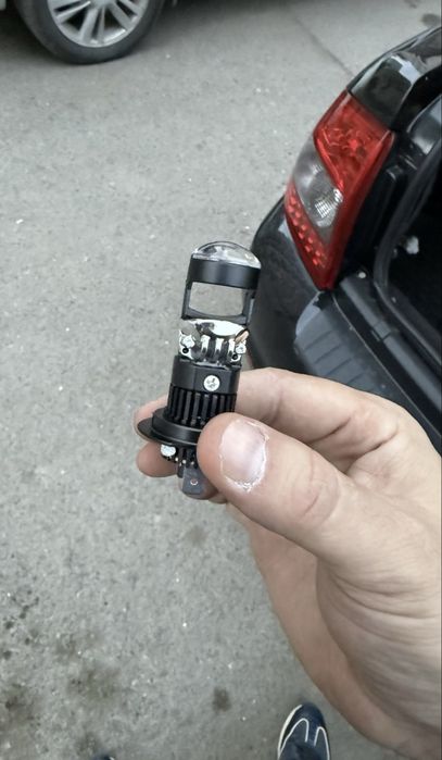 LED  H7 с минилинзами