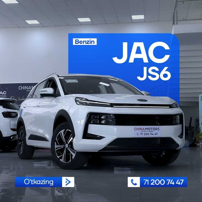 Jac JS6 chegrma narxlarda + Bonus