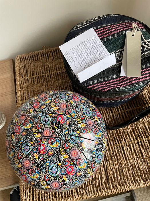 НОВ Перкусионен стоманен музикален барабан, оригинален подарък  20см