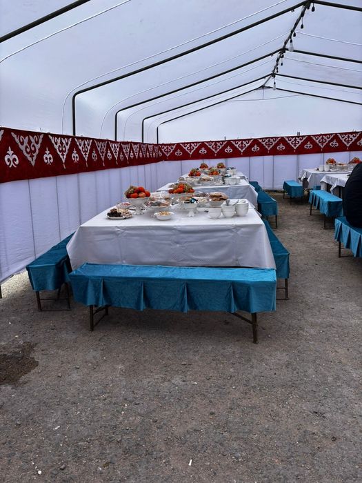 Палатка, темир үй сатылады