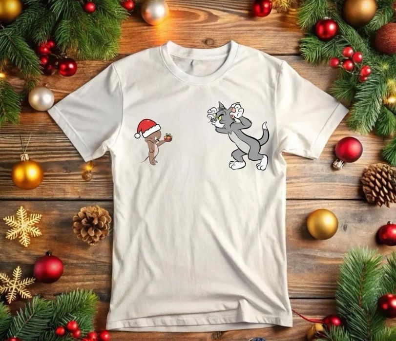 Коледни тениски 100% памук