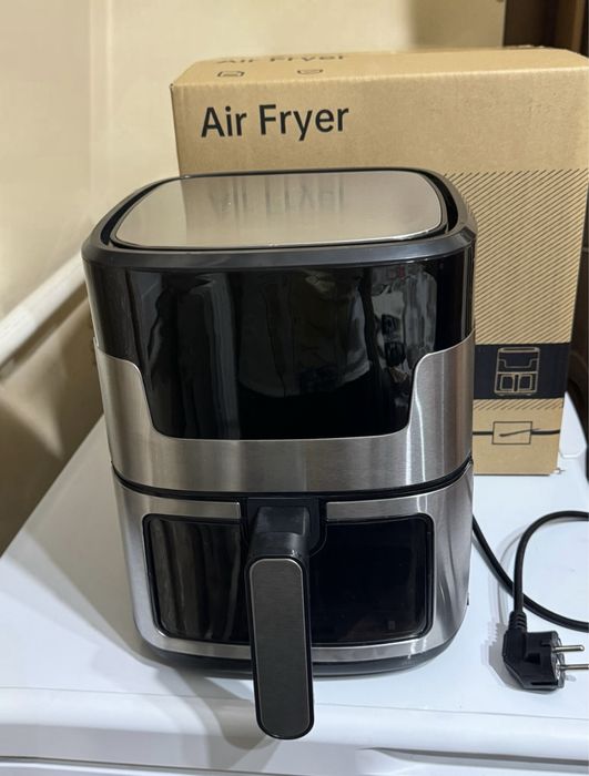 Аэрогриль 5л сенсорный, 10 программ + подарок