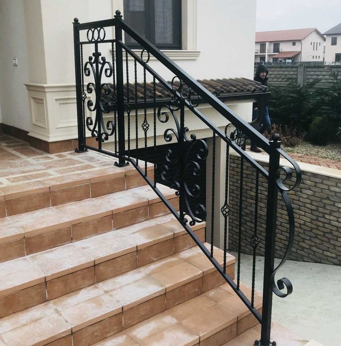 Balustrade Fier Forjat Scari Interioare si Balcoane Timis
