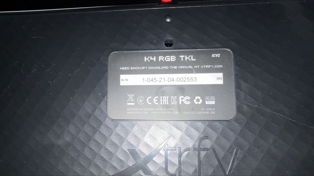 Tastatura xtrfy tkl k4 retro