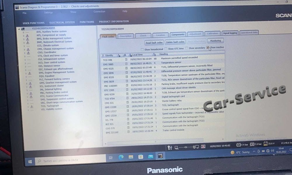 Pachet diagnoza Scania SDP3 2.69.1 XCOM 2.54 Multi 05.2025 SOPS editor