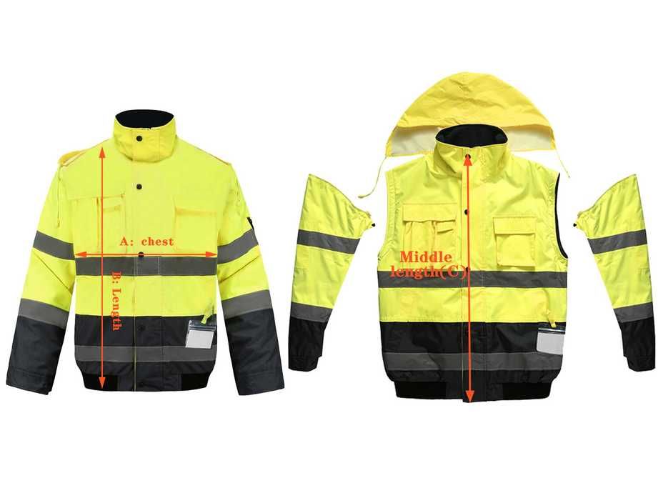Светлоотразително работно яке