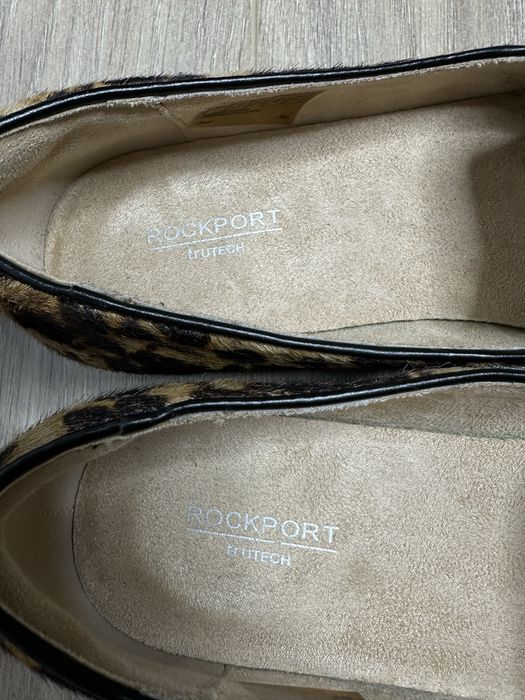 Лоферы Rockport с леопардовым принтом