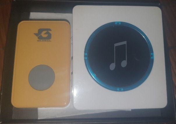 Sonerie fara fir fire wireless cu baterii, contine buton cu telecomanda si clopotel electronic cu mai multe setari si melodii