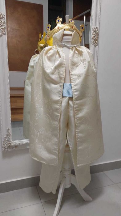 Costumatie Mag Craciun Rege Imparat Print Cavaler Harap Alb Praslea