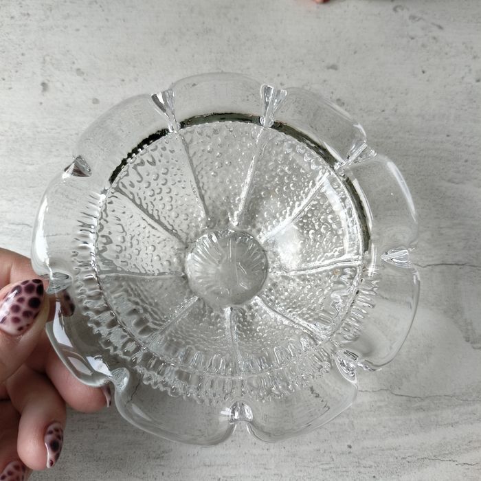 Пепельница гусь хрустальный