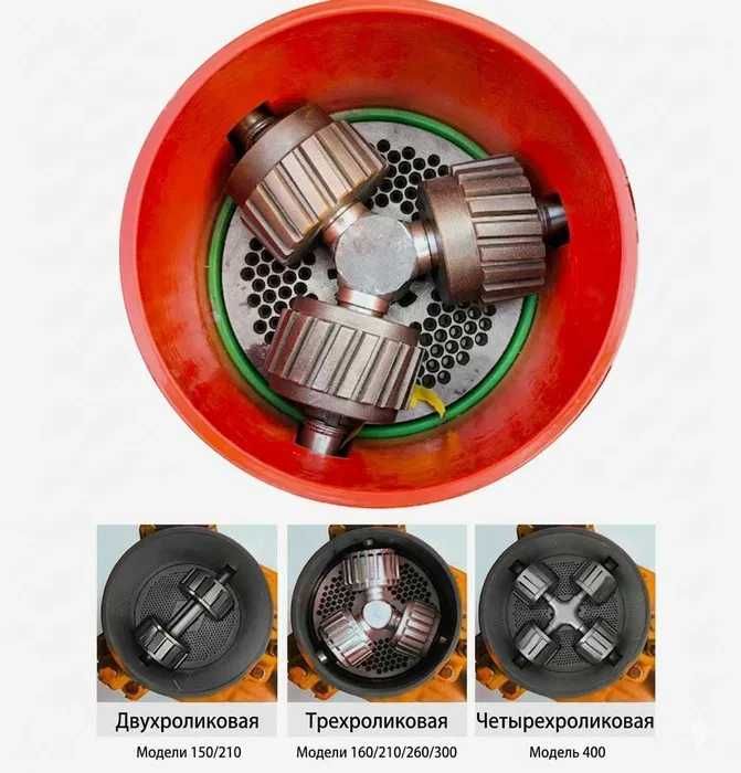 грануляторы разных моделей KAZGRANULATOR
