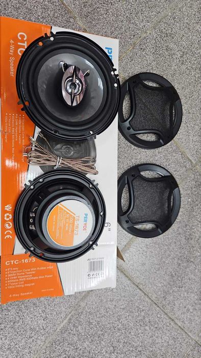 4-лентови говорители Pervoi CTC-1673 – 6", 500W, с решетки и кабели