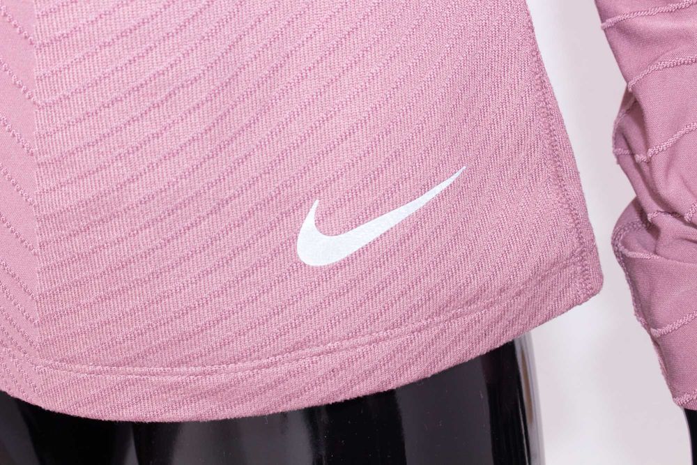 Nike оригинална дамска блуза с качулка за бягане пепел от рози M гр 