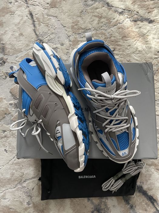 balenciaga track blue