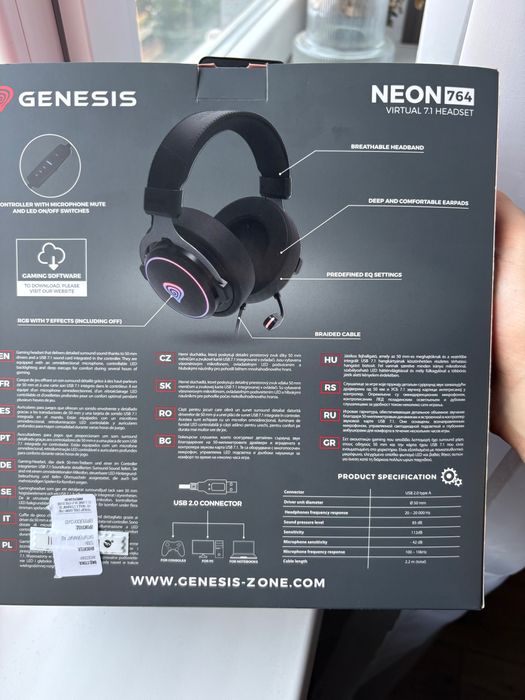 Гейминг Слушалки Genesis Neon 764