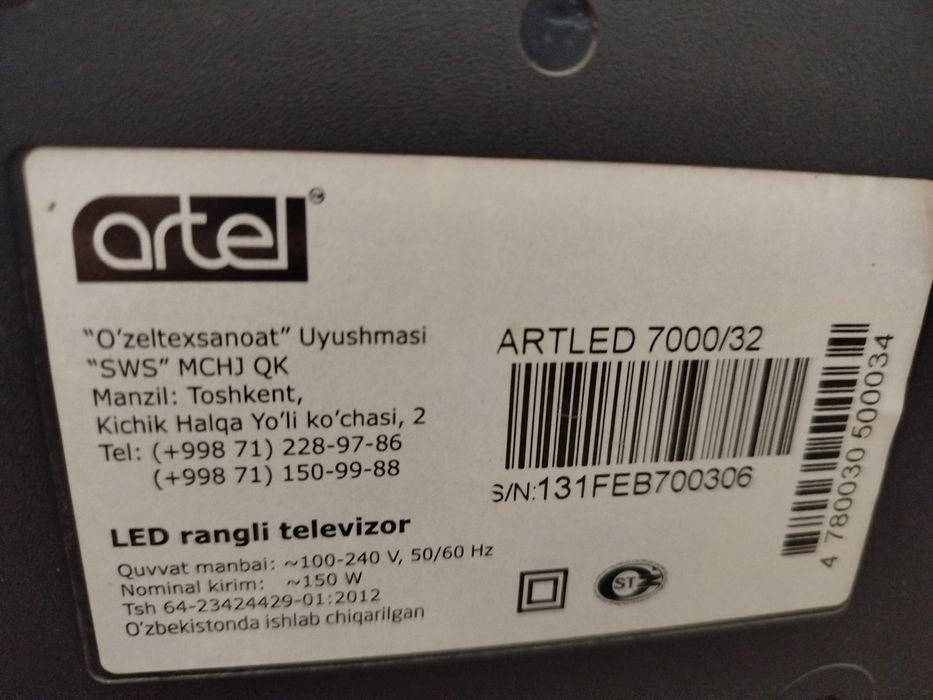 Tv 32tali holati yaxshi