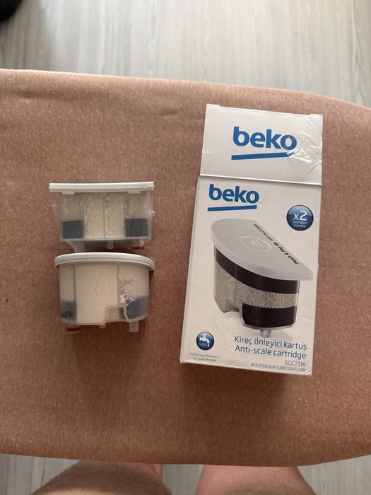 Set 2 cartuse anticalcar Beko SGC71W, compatibil cu statia SGA7126P