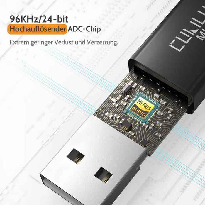 Microfon lavalier USB-A unidirecțional clips 1,2m pentru PC laptop Zoom – USB-A