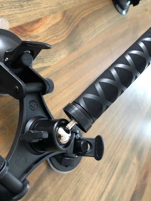 Sistem prindere auto masina pt camera actiune Insta360 X5 X4 X3 Gopro ventuze selfie stick